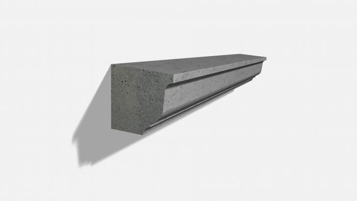 Zebra Parapet 7045-Bespoke - 130mm x 125mm