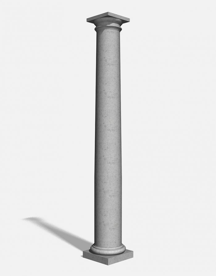 Column Tapered Base 5 and Cap 1 Bespoke