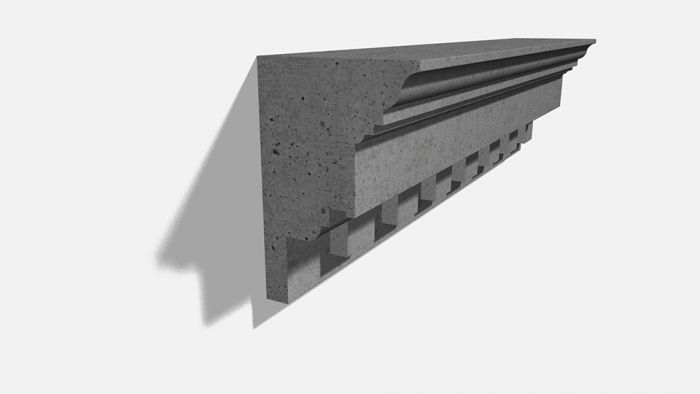 Dentil /Parapet DP319230 Bespoke - 180mm x 270mm